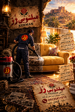 شستشوی مبل در کرمان